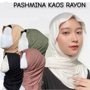 Mau Tampil Kece dan Nyaman Saat Ramadan? Coba 4 Pashmina Kaos Rayon Ini!